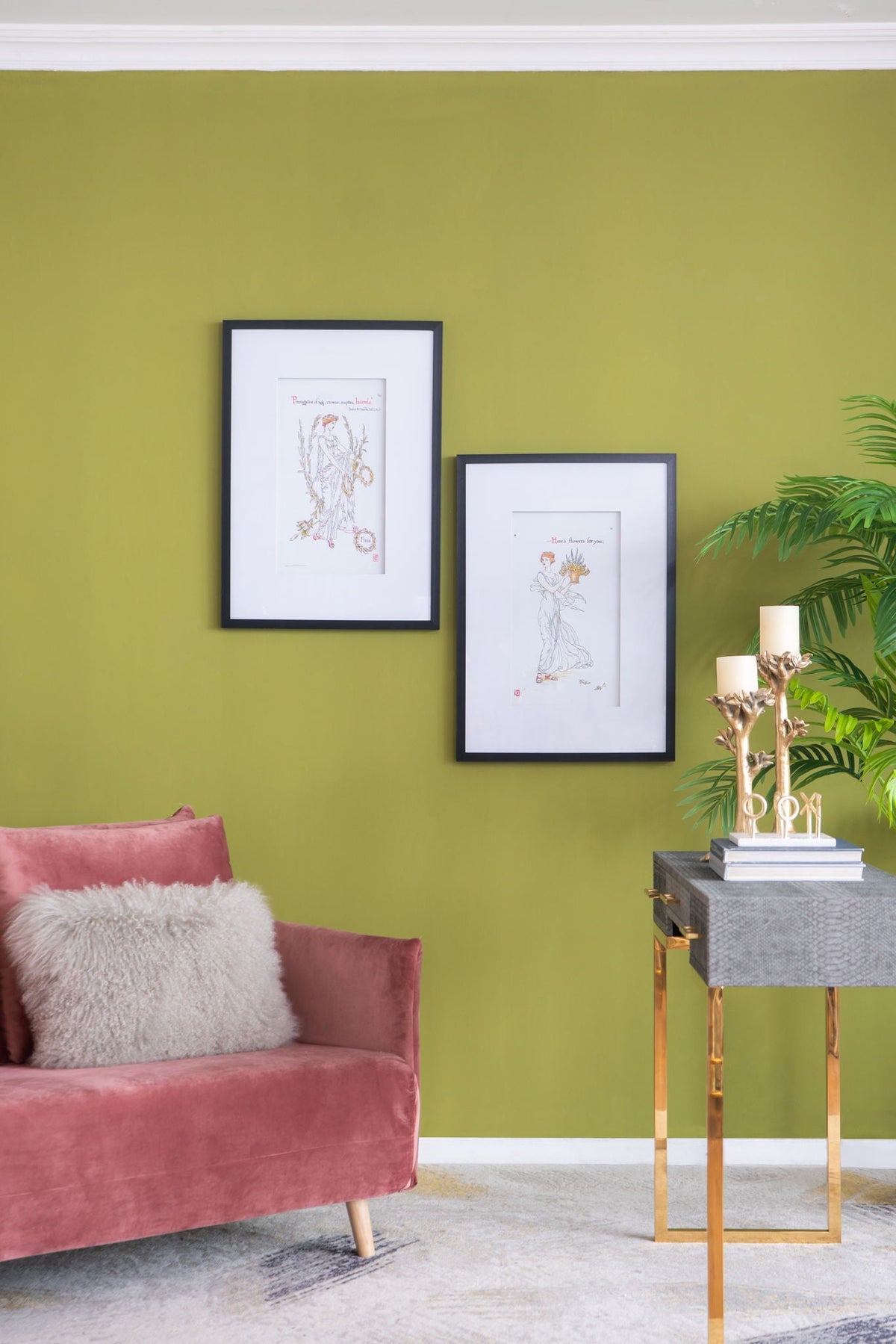 Black White Framed Print Wall Art Set with MDF & Glass - 20x28 in