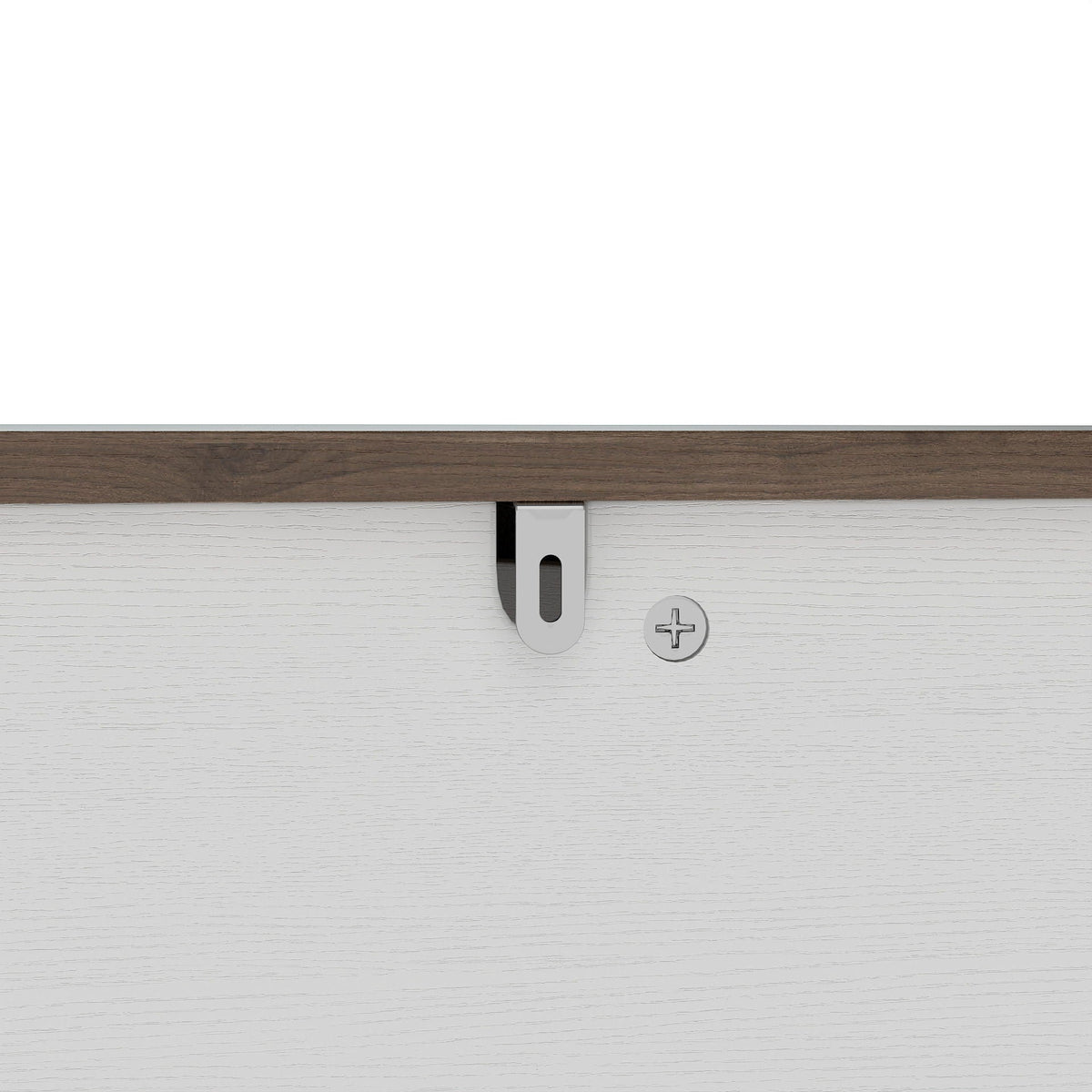 Corner Dog Crate with Fluted Drawer - White or Dark Brown