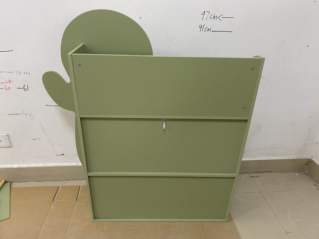 Sloth Kids Bookshelf with Front-Facing Book Display - Multi-Color MDF