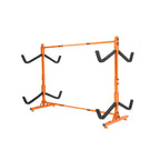 Freestanding Kayak Storage Rack with Adjustable Width - Orange or Natural