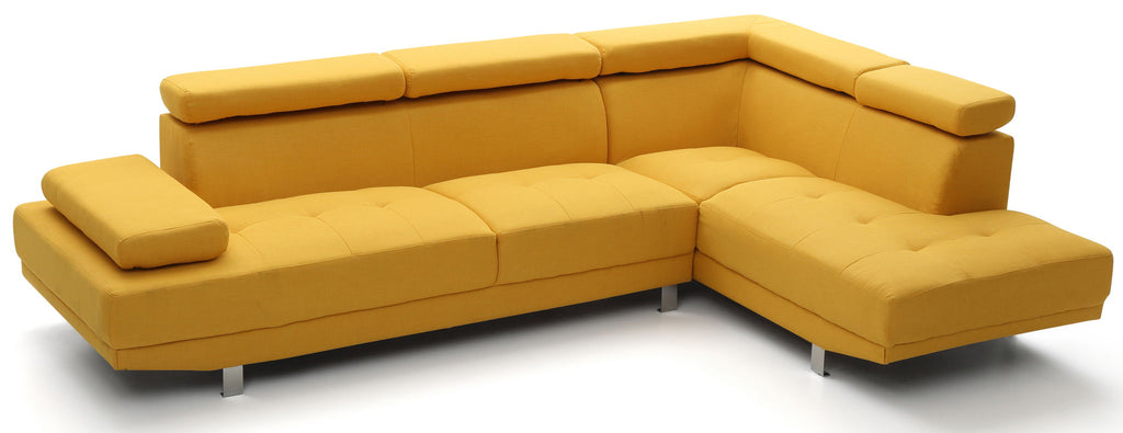 Comfort Stationary Sectional with Adjustable Features - Multiple Colors