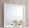 Minimalist Design Mirror with Smooth Edge - White, Black, or Dark Gray