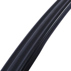 Black Wrought Iron Outdoor Step Handrail with Flexible Installation - Fits 1 to 3 Steps