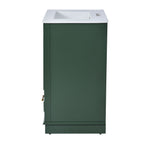 Modern Bathroom Vanity with Ceramic Sink Combo and Storage Cabinet - Multiple Colors