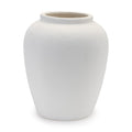Stoneware urn vase 12"h