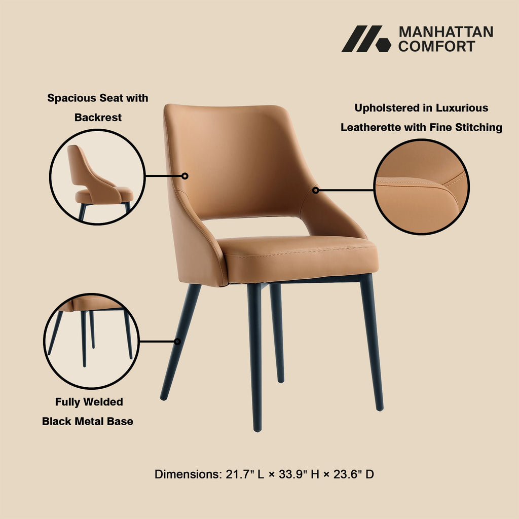 Tremont Dining Chair with Steel Frame - Multiple Colors