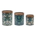 Round william morris canister (set of 3)