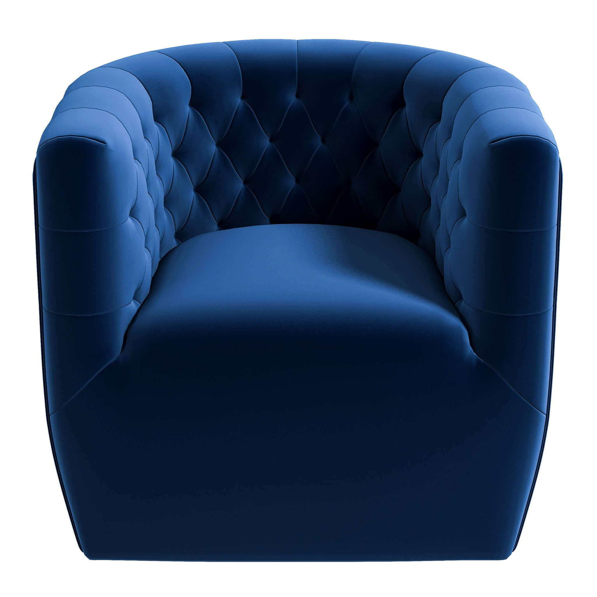 Ergonomic Design Swivel Chair with Tufted Accent - Multiple Colors