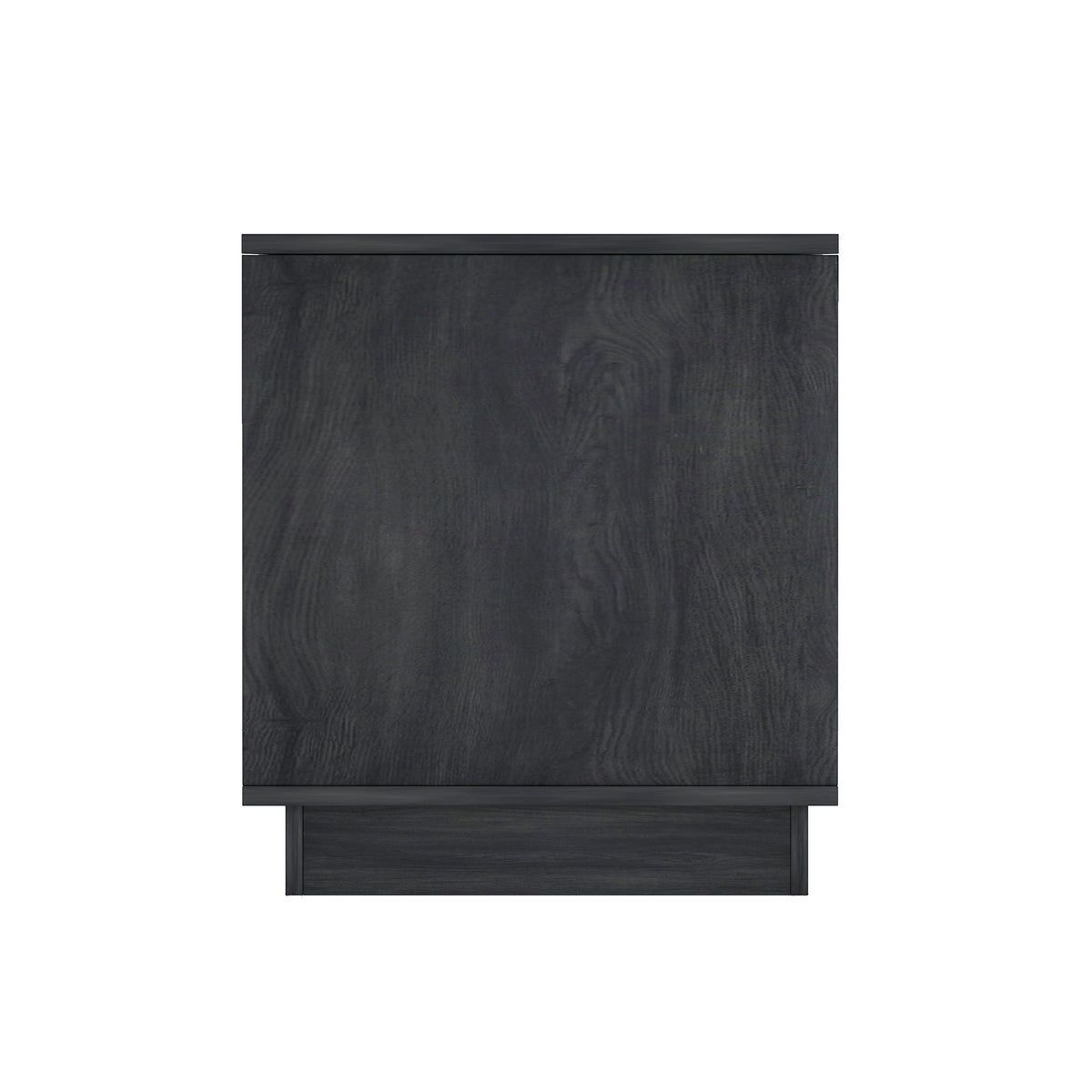Modern Nightstand with Push to Open Drawers - Dark Gray, Dark Brown, or Light Brown