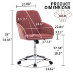 Adjustable Ergonomic Office Chair with Swivel Backrest Seat - Multiple Colors
