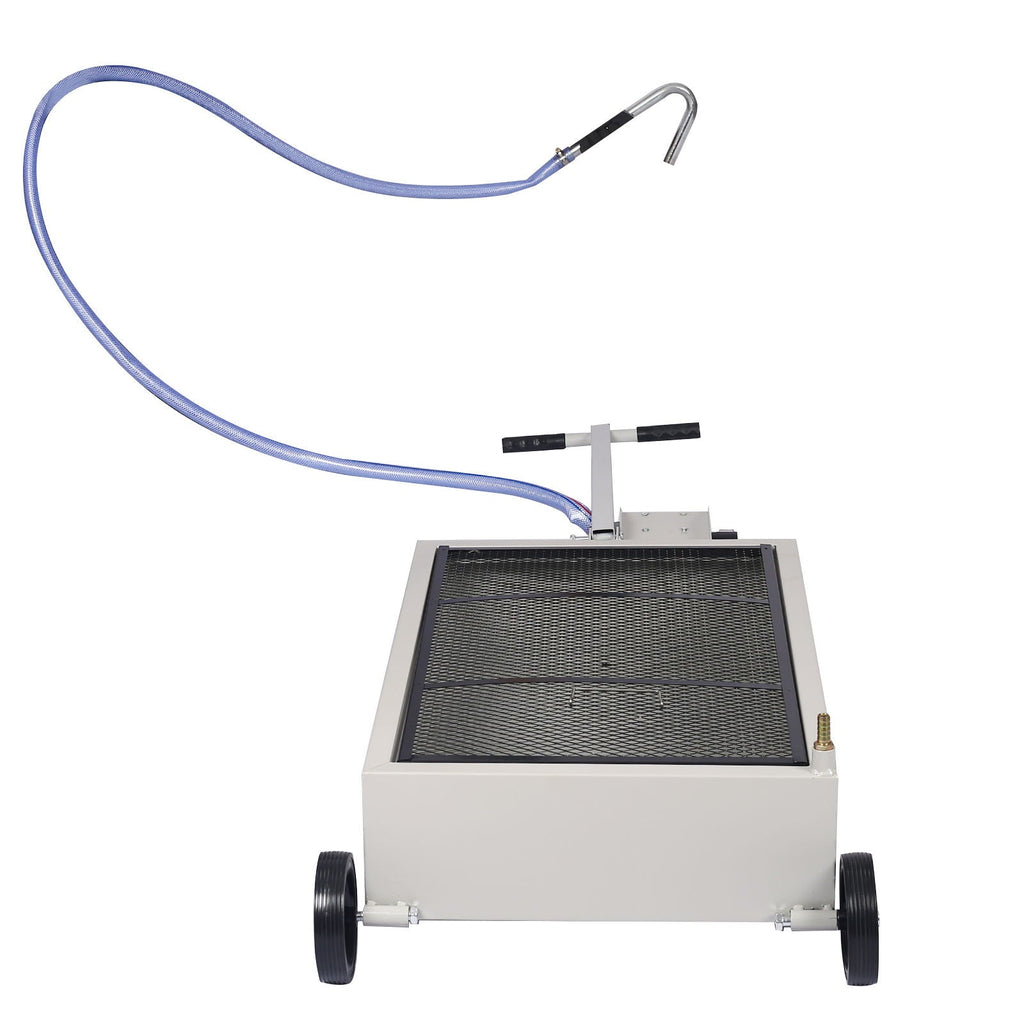20 Gallon Low Profile Oil Drain with Pump - Gray
