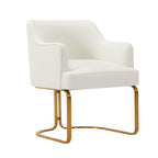 Modern Dining Chair with Solid Wood Frame - Dark Gray, Beige, or Black