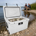 85 Quart Heavy-Duty Cooler with 6–10 Day Ice Retention – White