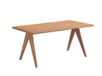 Velentina Rattan Dining Table with Rectangular Top - Natural