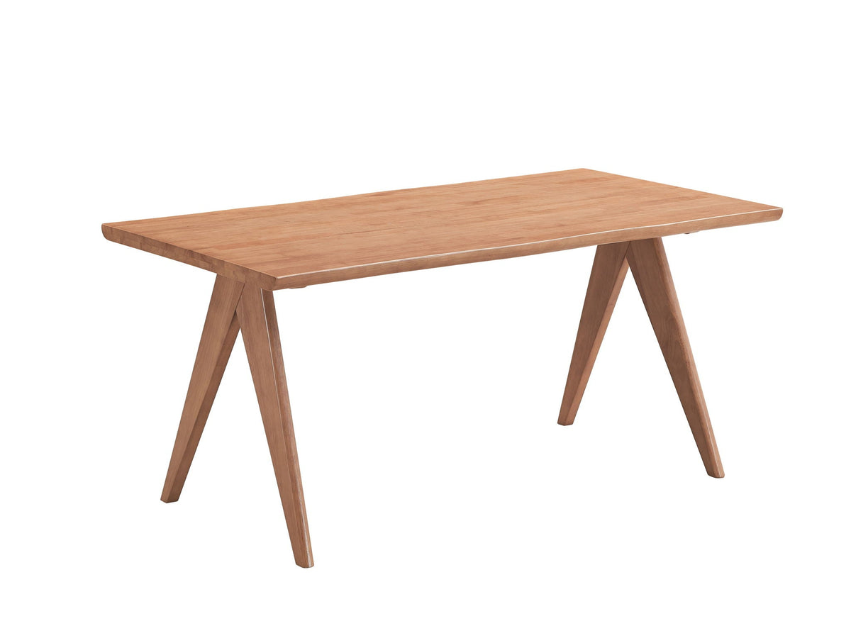 Velentina Rattan Dining Table with Rectangular Top - Natural