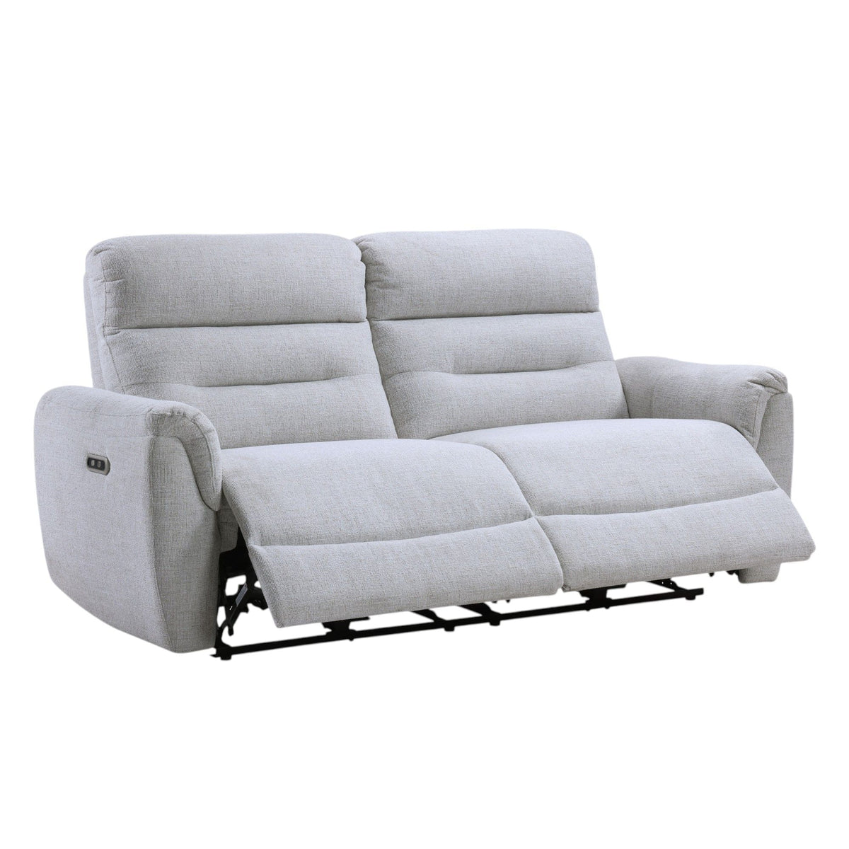 Power Motion Reclining Sofa with USB Port - Gray