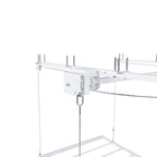Overhead Garage Storage Rack with Crank System - Black or White