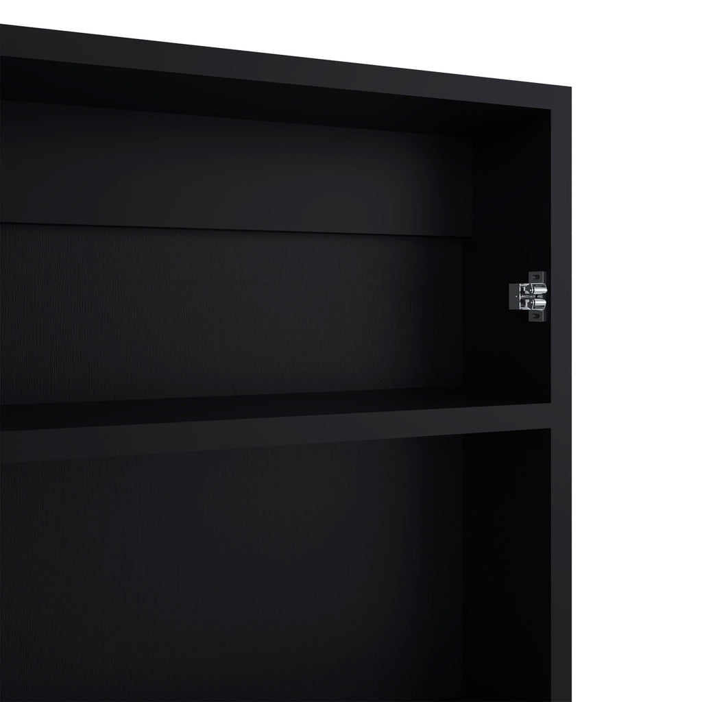 Medicine Cabinet with Mirror and 3 Shelves - Engineered Wood