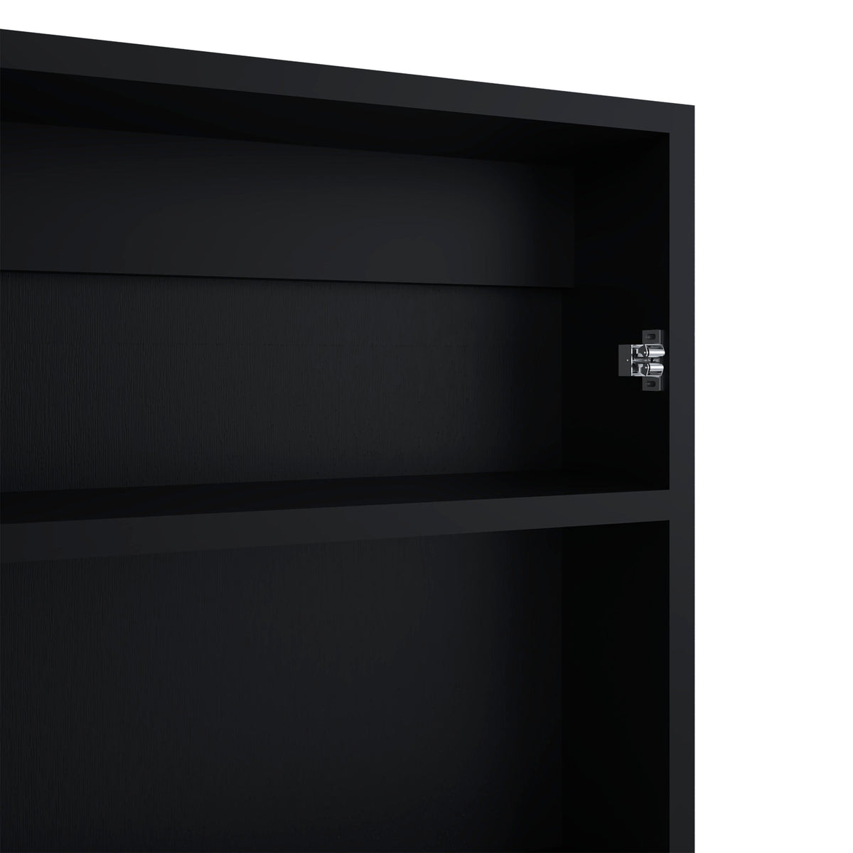 Medicine Cabinet with Mirror and 3 Shelves - Engineered Wood
