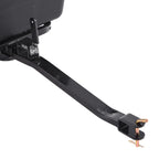 500 lbs Capacity Dump Trailer with Plastic Hopper - Black