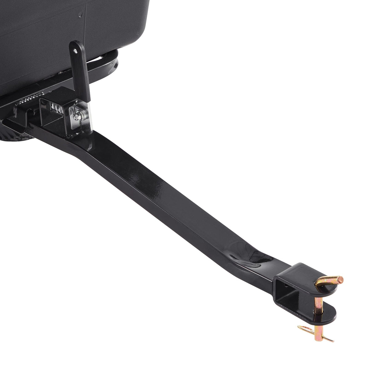 500 lbs Capacity Dump Trailer with Plastic Hopper - Black