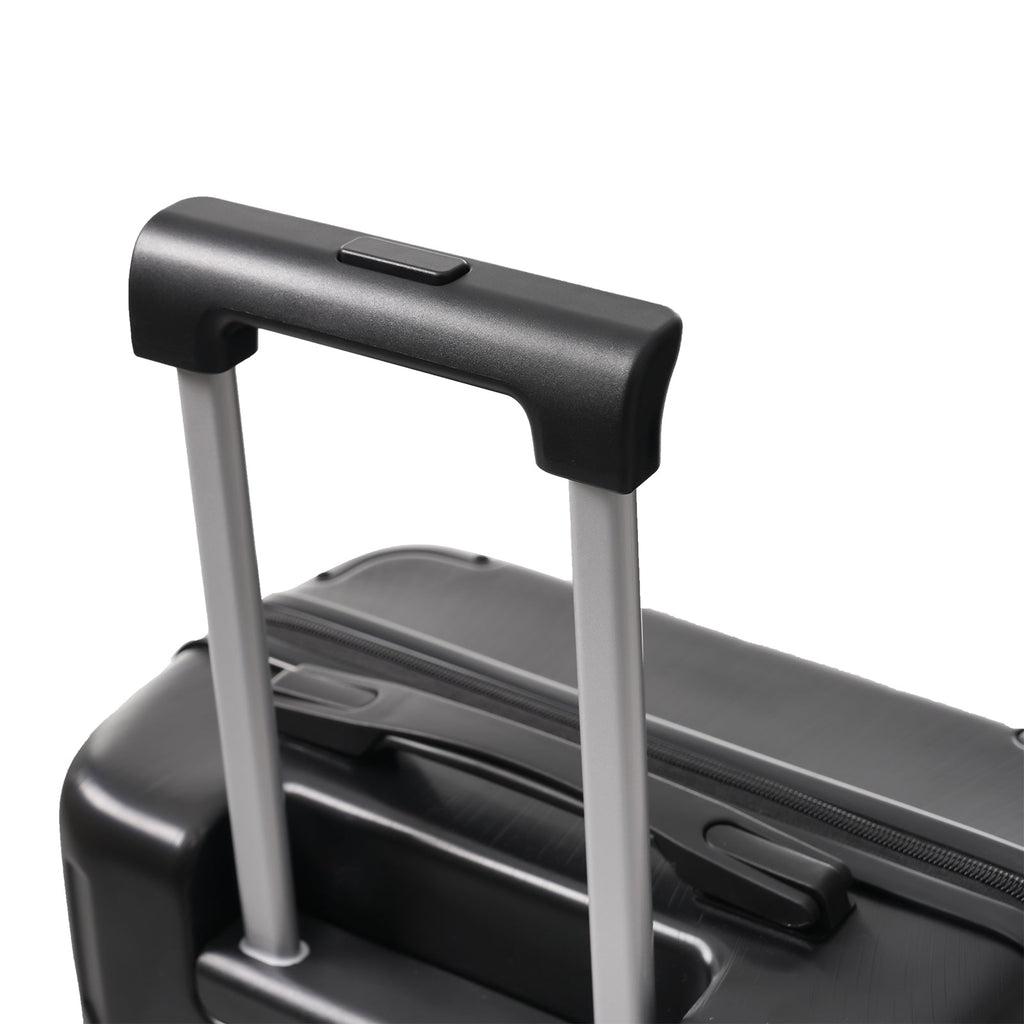20-Inch Hardshell Carry-On Luggage with TSA Lock - Black