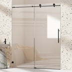 Frameless Single Sliding Soft Close Shower Doors