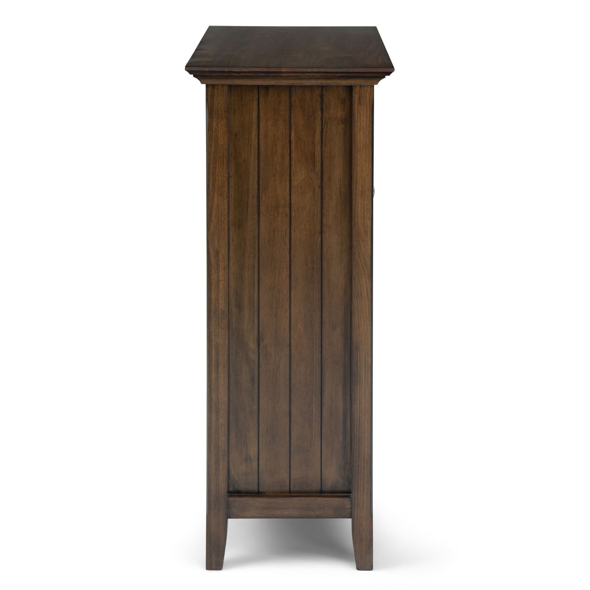 Storage Media Cabinet with Adjustable Shelves - Dark Brown, Light Brown, Dark Gray