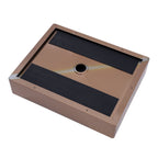 Stainless Steel Bathroom Sink with Pop Up Drain - Rose Gold 19" x 15"