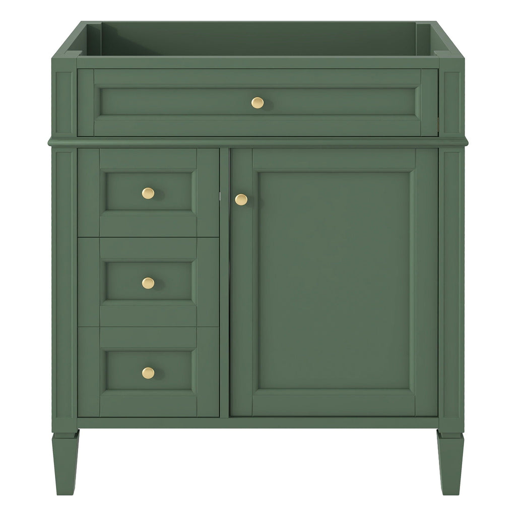 Bathroom Vanity with 2 Drawers and Tip-Out Storage - Multiple Colors