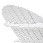 Malibu Adirondack Chair with Foldable Acacia Wood Design - Natural