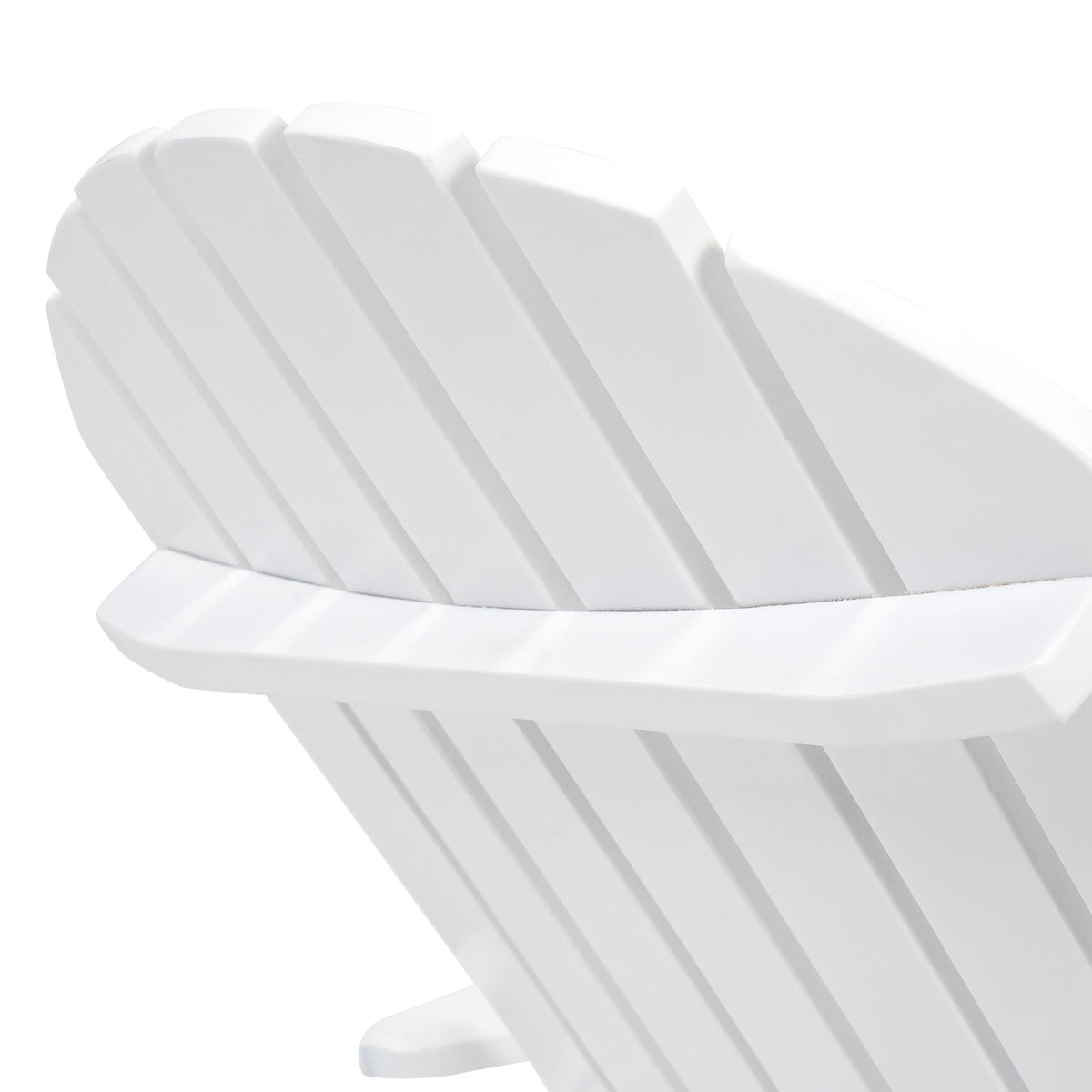 Malibu Adirondack Chair with Foldable Acacia Wood Design - Natural