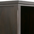 Amherst Cube Storage Bookcase with Large Cubbies - Dark Brown, Dark Gray, or White