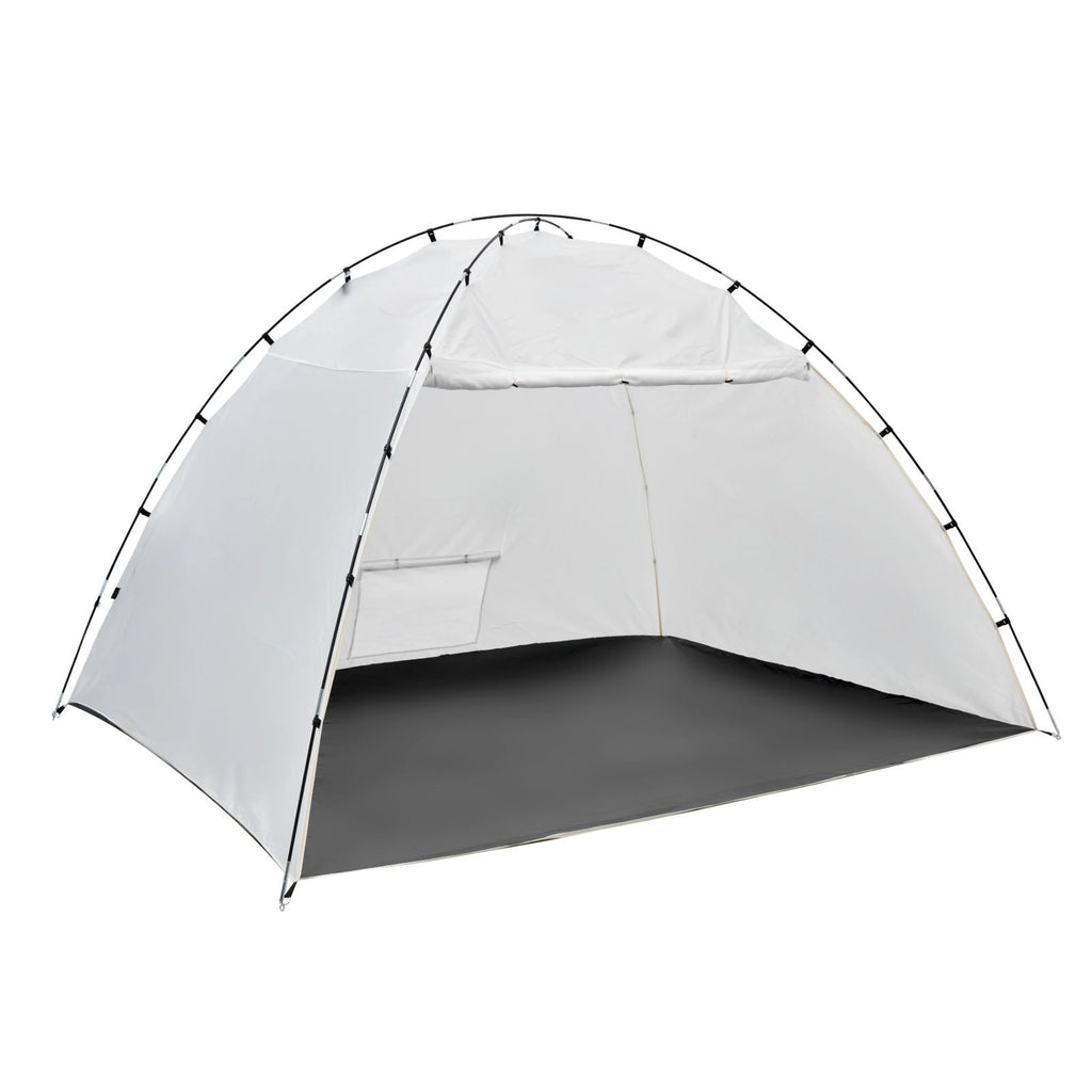 Portable Paint Booth Tent with Built-in Floor and Mesh Screen