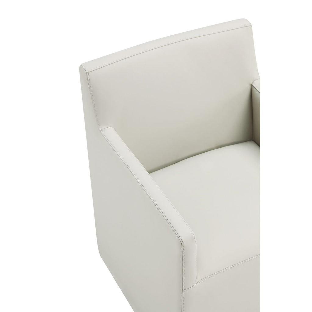 Square Armchair with Upholstered Seat - Available in Multiple Colors