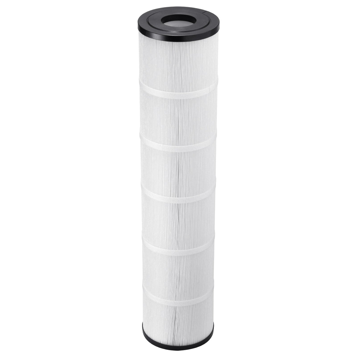 Hot Tub Spa Pool Filter Cartridge 4-Pack with Trilobal Fiber - Black