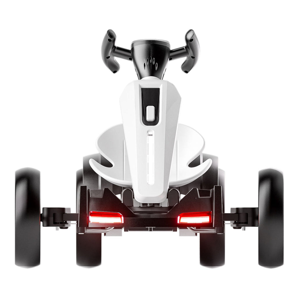 Electric Kids Pedal Go Kart with Adjustable Seat and Foldable Design - Multiple Colors
