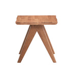 Natural 3 Piece Accent Chair Set with Matching End Table