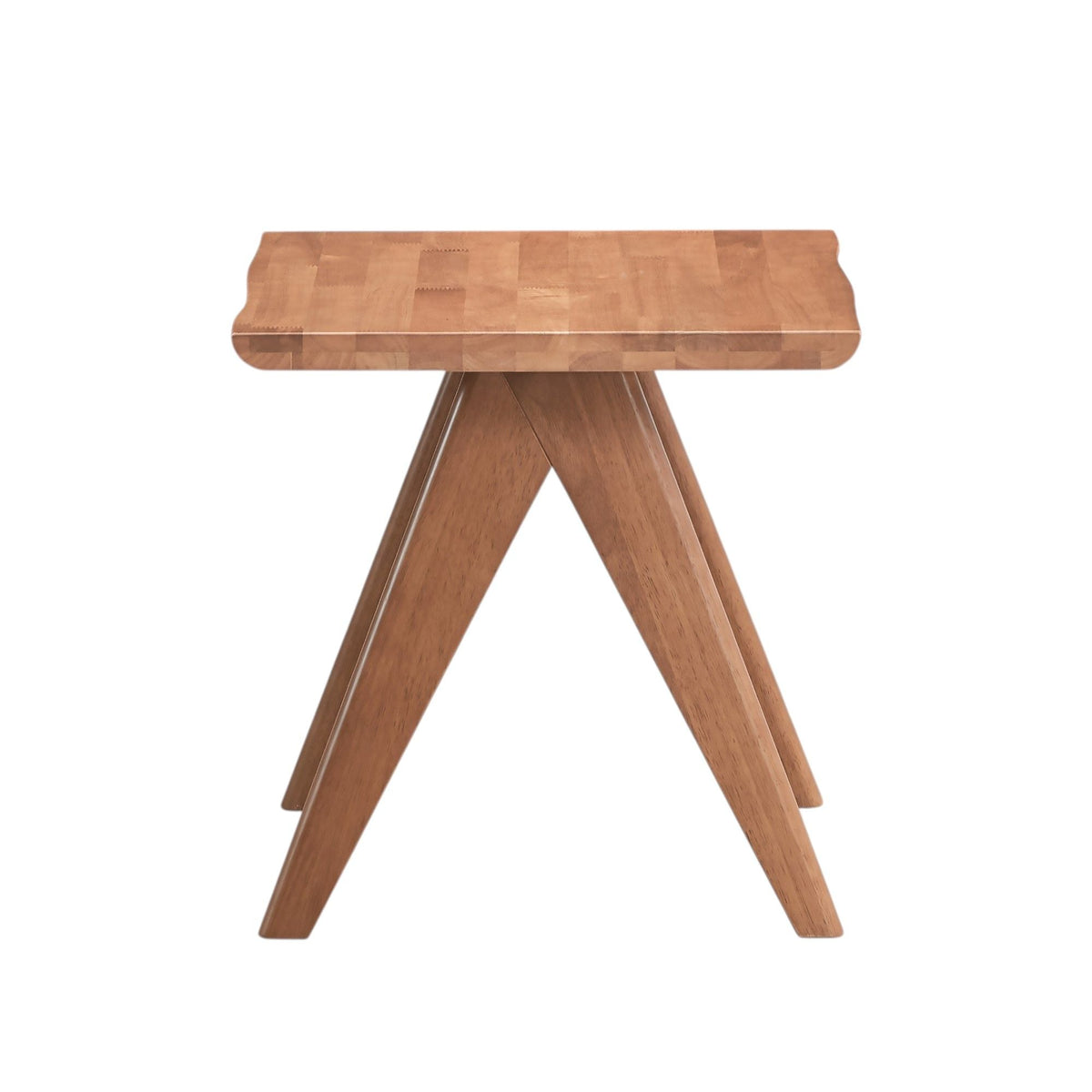 Natural 3 Piece Accent Chair Set with Matching End Table