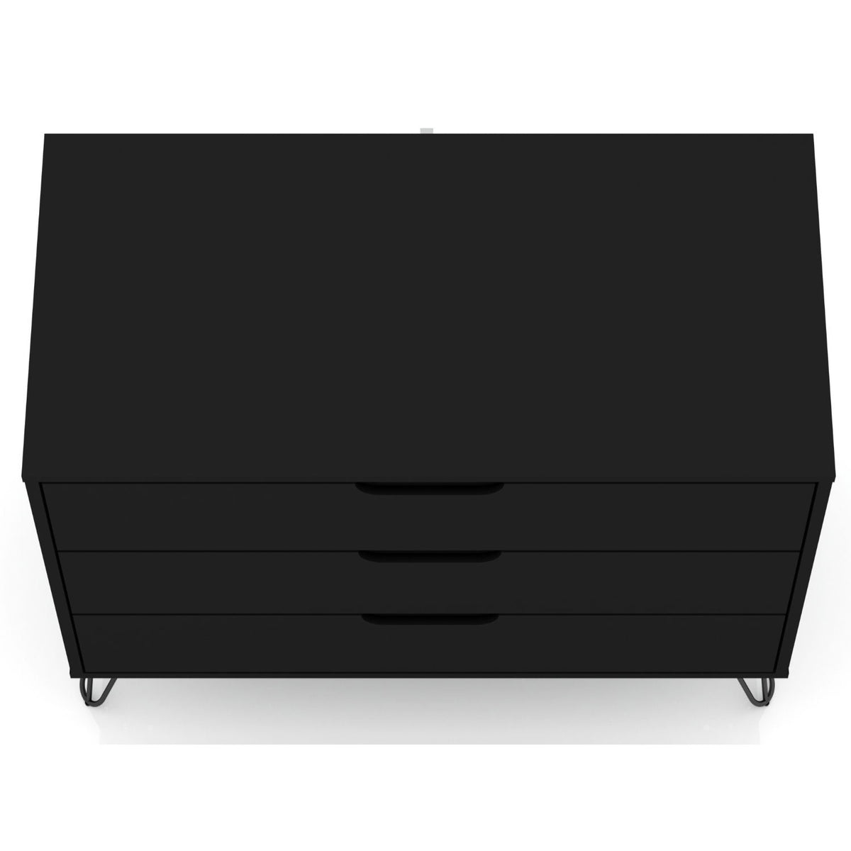 Rockefeller 3 Drawer Dresser with Splayed Legs - Multiple Colors