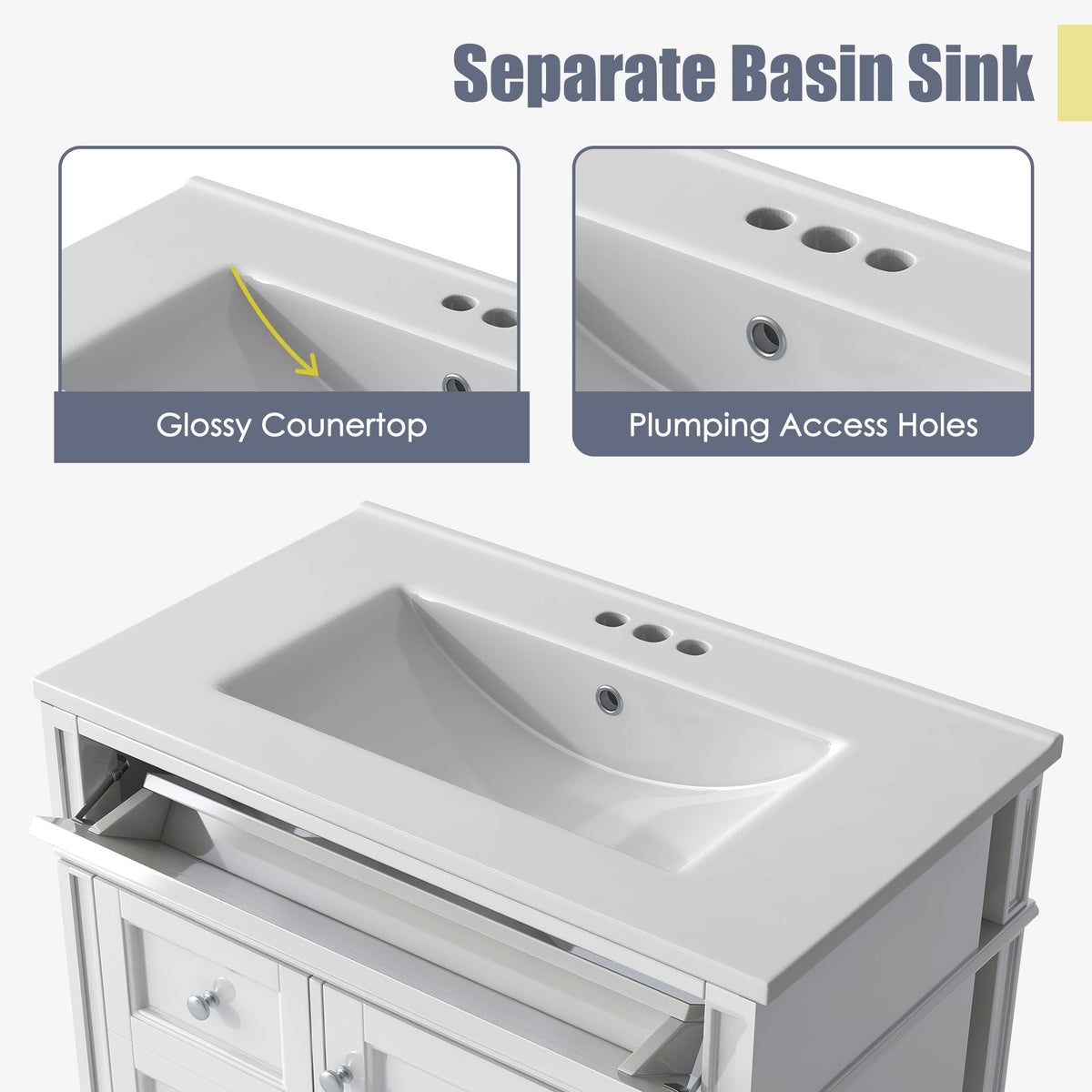 Bathroom Vanity With Top Sink