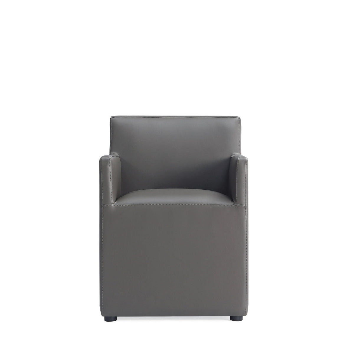 Square Armchair with Upholstered Seat - Available in Multiple Colors