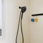 High Pressure Shower Head with 6 Spray Modes - Matte Black