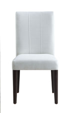 White Side Chair Set with Padded Cushion - Carena (Set of 2)