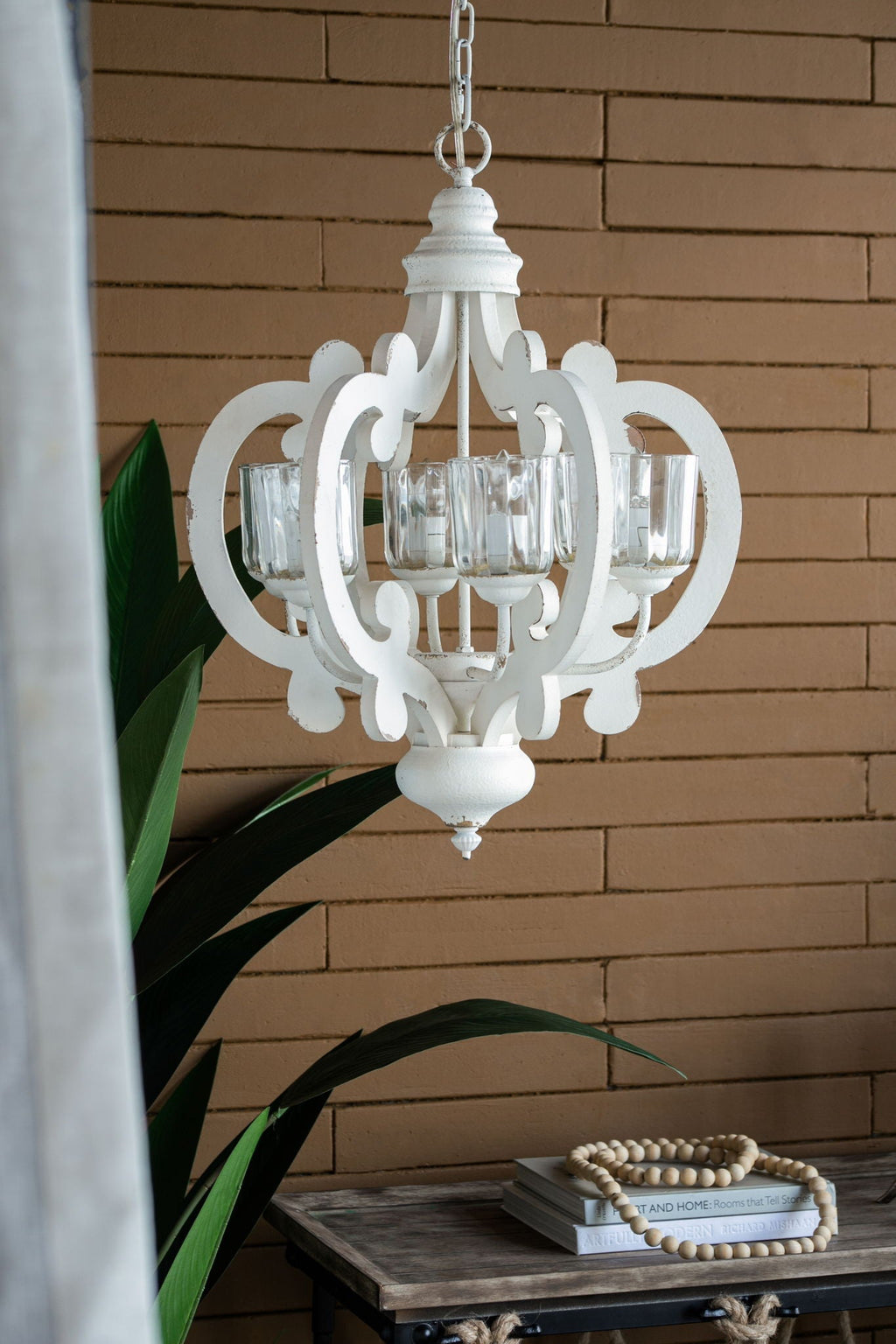 Farmhouse Chandelier with Adjustable Chain - Multiple Colors