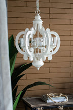 Farmhouse Chandelier with Adjustable Chain - Multiple Colors