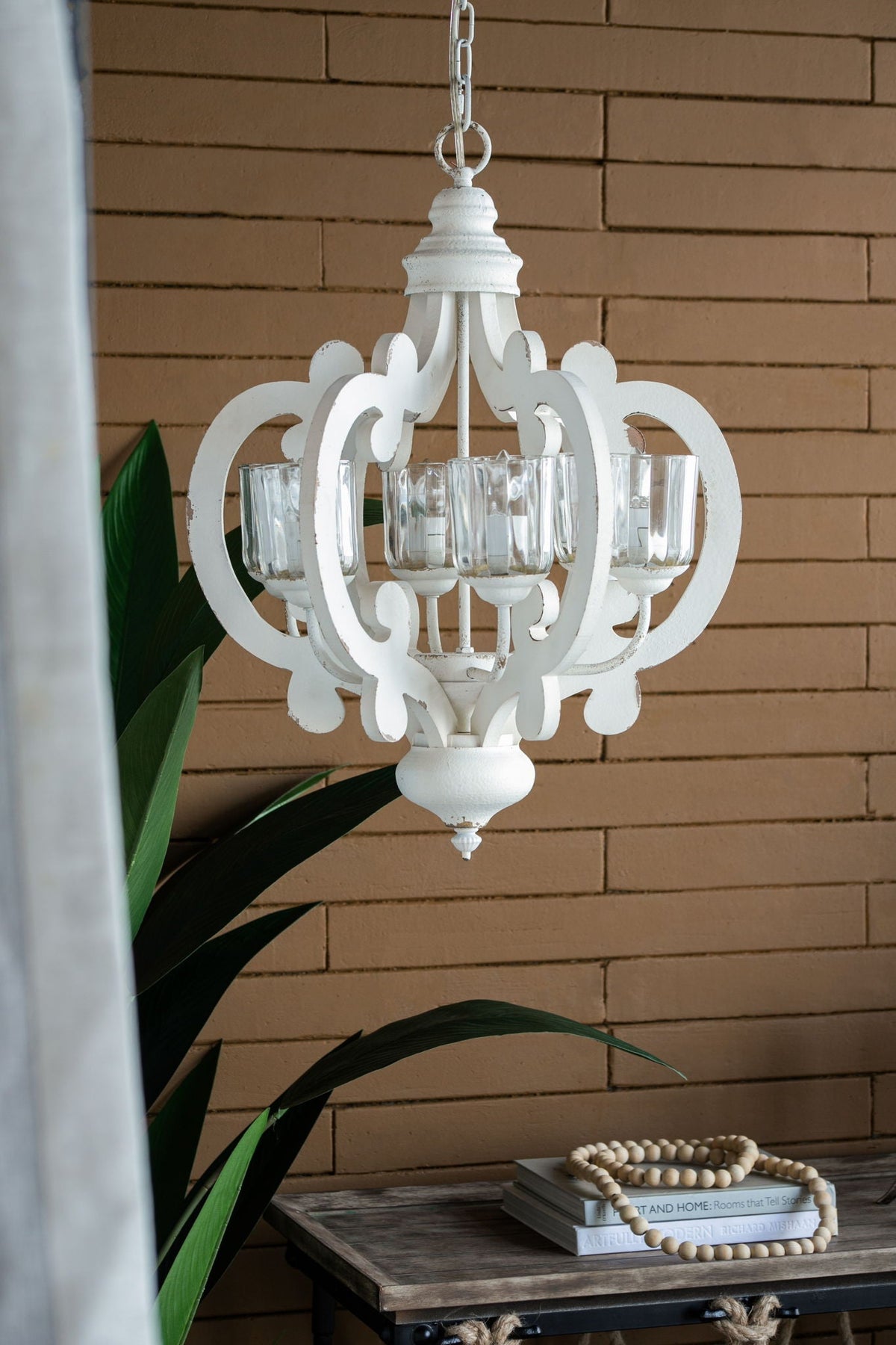 Farmhouse Chandelier with Adjustable Chain - Multiple Colors