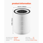 2-in-1 Air Purifier Replacement Filter with PET Pre-Filter - H11