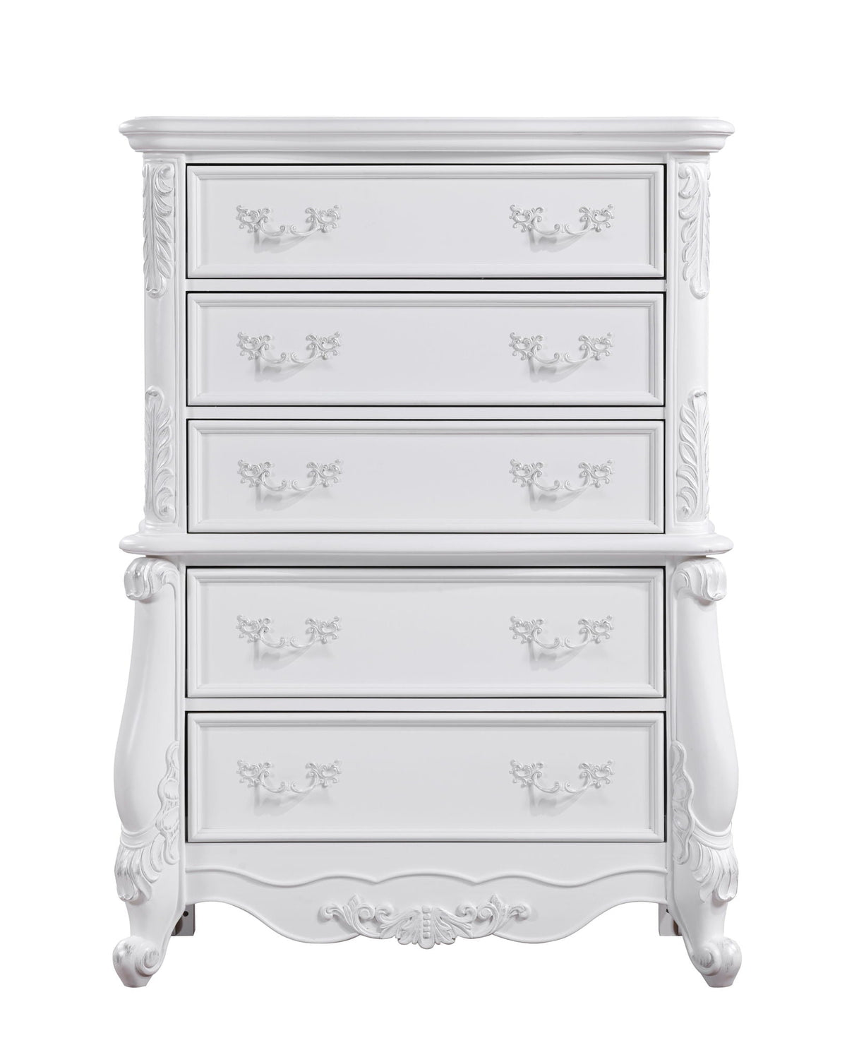 Latisha White Accent Chest with Storage Drawers - White