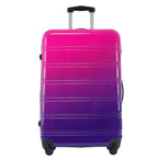 Gradient Color Hardshell Luggage Set with Spinner Wheels and TSA Lock – Light Blue or Purple